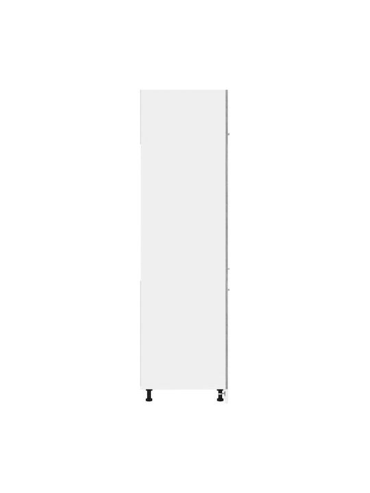 Επιδαπέδιο Ντουλάπι 60x57x207cm Γκρι