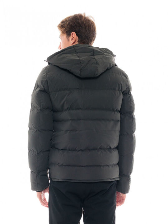 Splendid Men's Winter Puffer Jacket Green