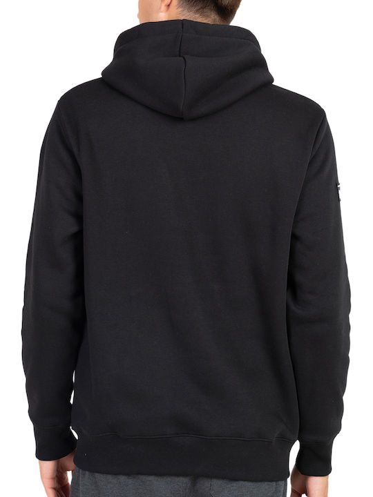 Russell Athletic Men's Sweatshirt with Hood and Pockets Black