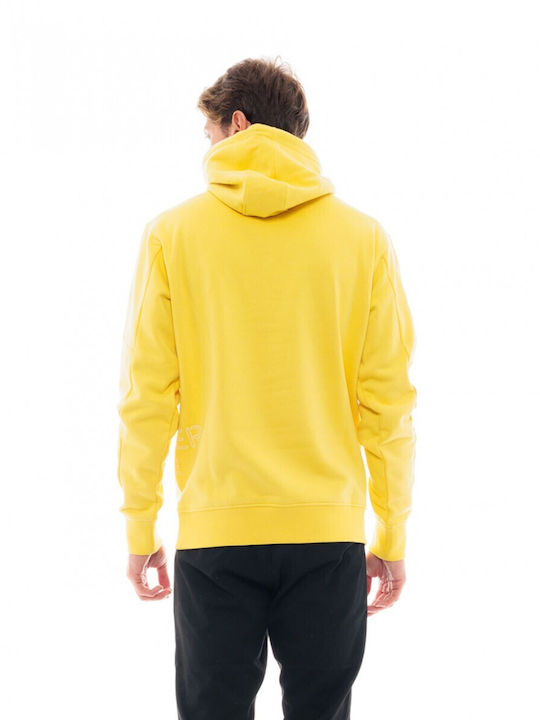 Biston Men's Sweatshirt with Hood Yellow