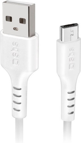 SBS Regulär USB 2.0 auf Micro-USB-Kabel Weiß 1m (TECABLEMICROW) 1Stück