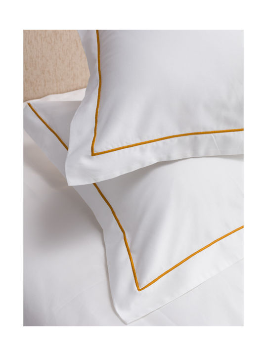 Vesta Home Hero Pillowcase Set Oxford Project White 55x75cm.