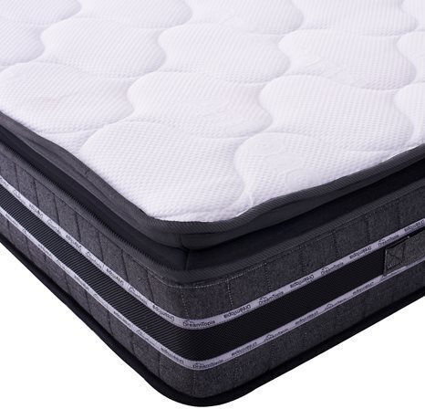 HomeMarkt Dreamtopia Doppel Orthopädisch Matratze Schaum 150x200x29cm mit Topper