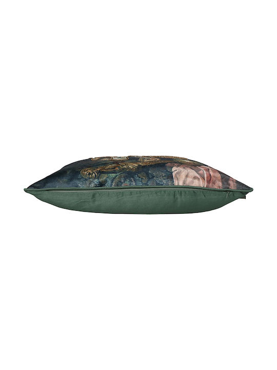 Zaros Sofa-Kissen aus Samt Grün 45x45cm