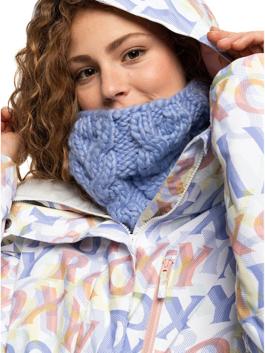 Roxy Jetty ERJTJ03354-WBB5 Feminin Jachetă pentru Schi & Snowboard Alb