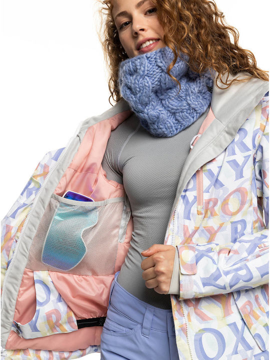 Roxy Jetty ERJTJ03354-WBB5 Feminin Jachetă pentru Schi & Snowboard Alb