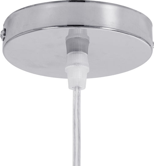 GloboStar Minorca Hängelampe Beige Glocke mit Fassung E27 60x60x35cm.