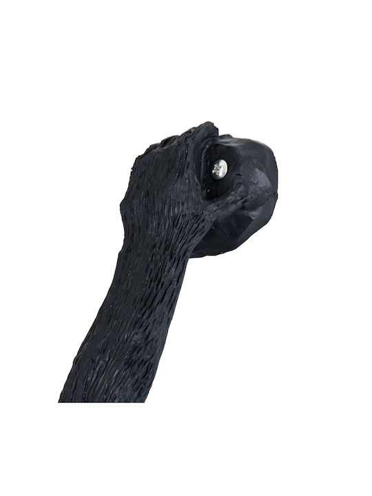 GloboStar Apes Modern Lamp Wall Socket with Socket E27 Black 34x31x61cm