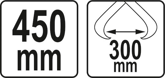 Yato Λαβίδα Μεταφοράς Λαβίδα 450mm με Πλαστική Λαβή