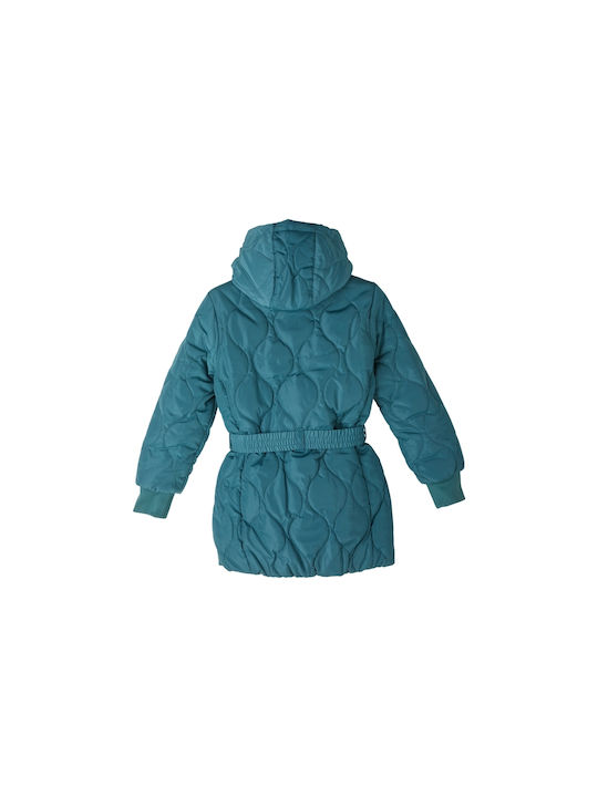 S.Oliver Kids Casual Jacket Long with Hood Petrol