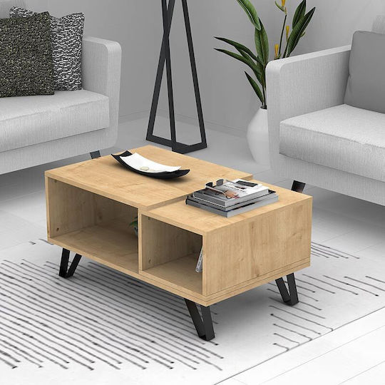 Rectangular Central Coffee Table Don Wooden Sonoma W90xL55xH44cm
