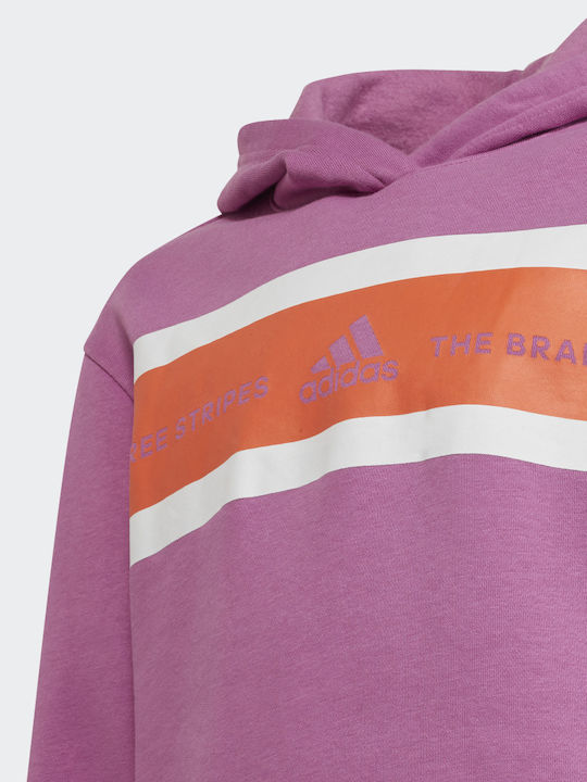 Adidas Kids Sweatshirt with Hood Lilac