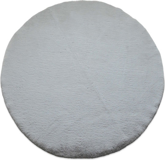 Newplan Puffy Anti-slip Rug Rectangular Furry T-FC6 Light Grey