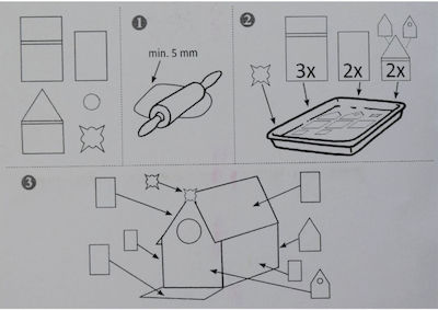 Metallic Aliprantis house set of 5 pieces (018.70.006)