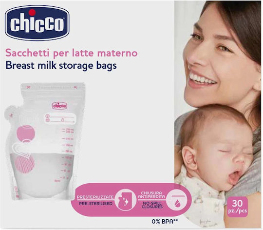 Chicco Breast Milk Storage Bags 250ml 4 Pieces