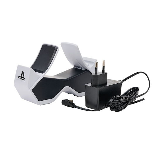 PowerA Twin Charging Station Charging Station for 2 controllers PS5 Twin Charging Station White
