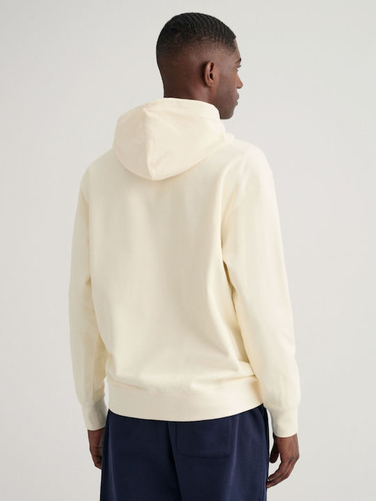 Gant Men's Sweatshirt with Hood Beige