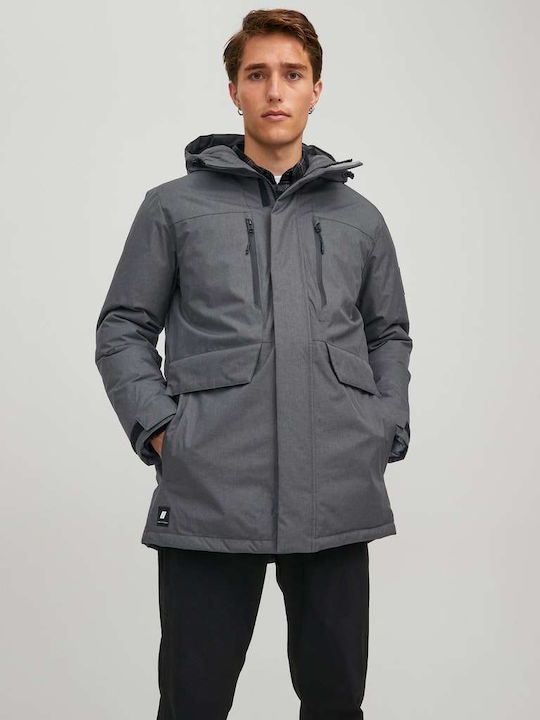 Winter Jacke Parka Grey / Asphalt