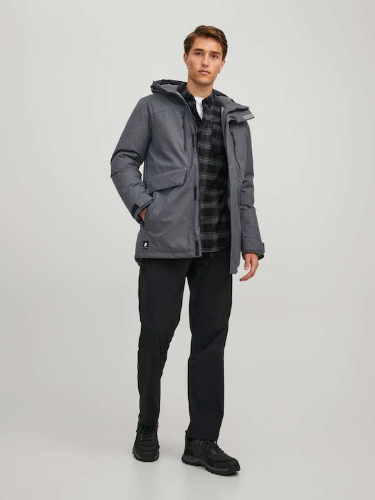 Winter Jacke Parka Grey / Asphalt