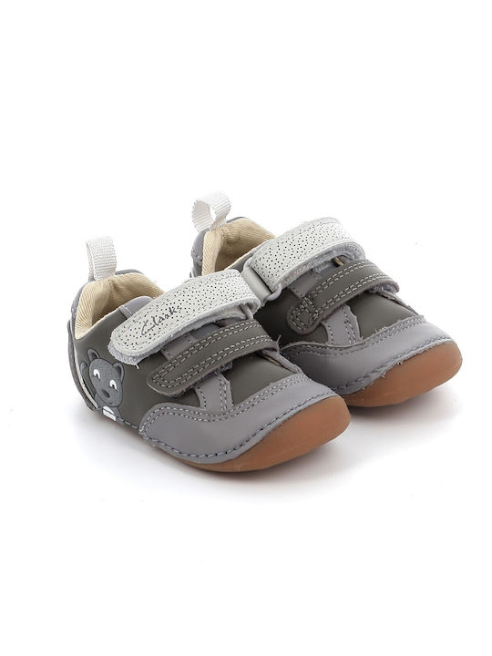 Clarks Tiny Print Anatomic Gray