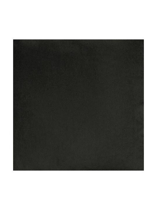 Lino Home Dekorativer Kissenbezug Renas aus Samt 17075 Dark Grey 45x45cm.