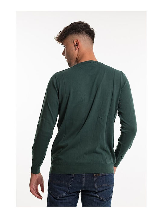 Bellissimo Men's Long Sleeve Sweater Green