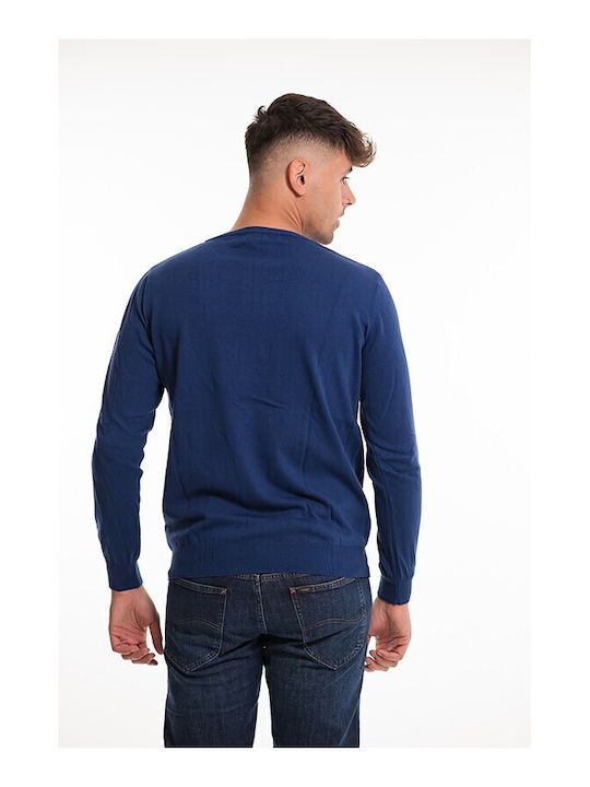 Bellissimo Men's Long Sleeve Sweater Blue