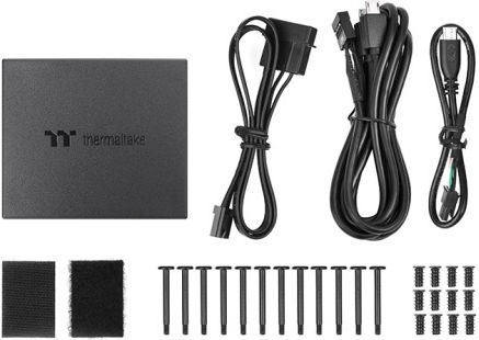 Thermaltake TOUGHFAN 12 High Static Pressure Radiator Fan Case Fans 120mm (2000rpm / 53.75cfm) with RGB Lighting and 9-Pin Connection Pack of 3