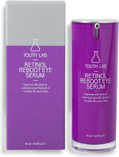 Youth Lab. Retinol Reboot Хидратиращ и Противостареещ Серум за Очи с Ретинол и Хиалуронова Киселина за Черни Кръгове и Стягане 15ml