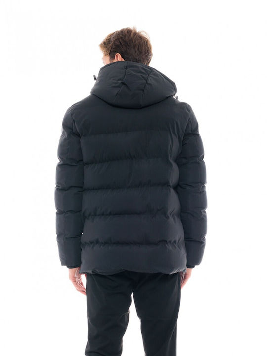 Splendid Men's Winter Puffer Jacket Black