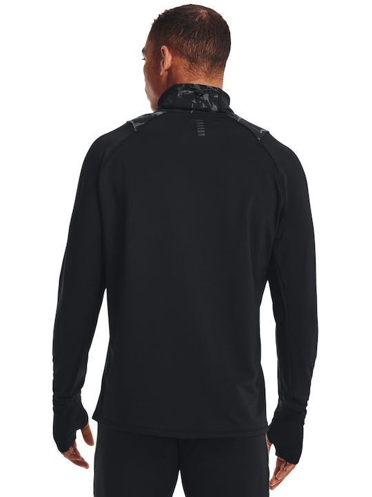 Under Armour Outrun The Cold Herren Sportliches Langarmshirt Schwarz