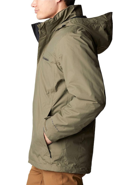 Mission Air Interchange Winter Jacke Wasserdicht und Winddicht Khaki