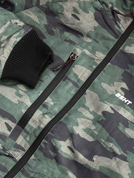 Χειμωνιάτικο Μπουφάν Bomber Αδιάβροχο Camouflage