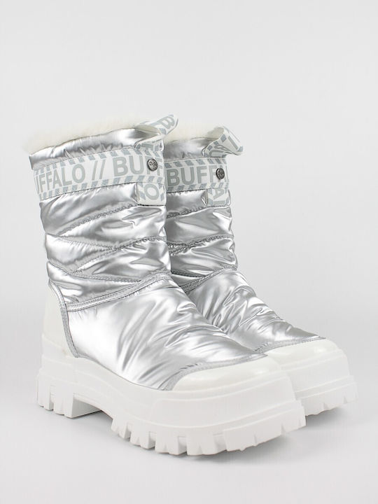 Buffalo Damenstiefel Silber