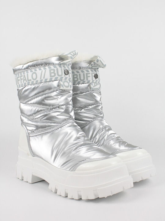 Damenstiefel Silber