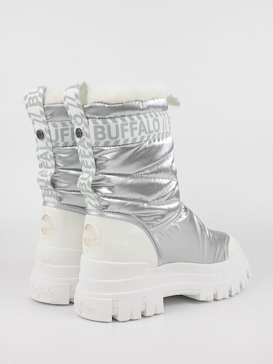 Damenstiefel Silber