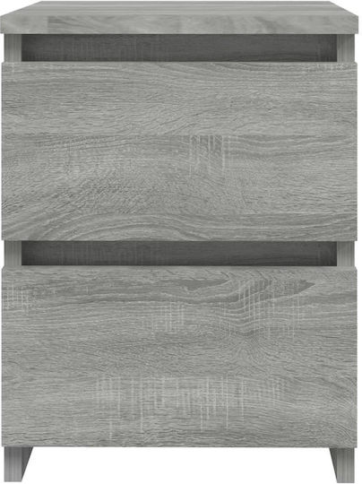 Комоди Дървени Grey Sonoma 2бр 30x30x40см