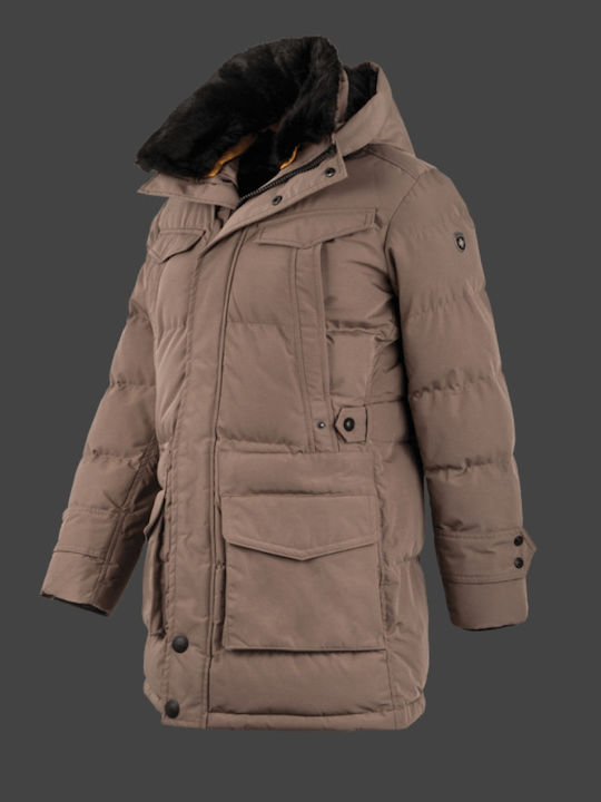 Seamaster Winter Jacke Puffer Beige