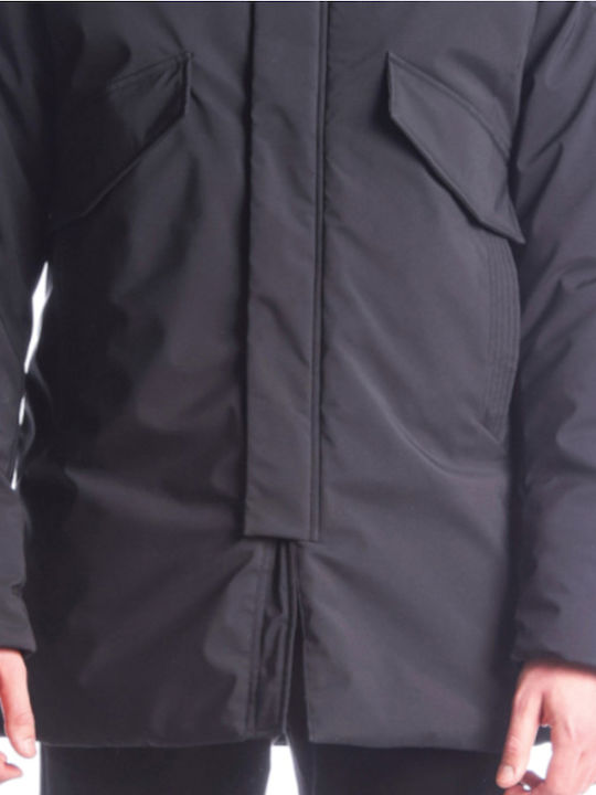 Winter Jacket Parka Waterproof Black