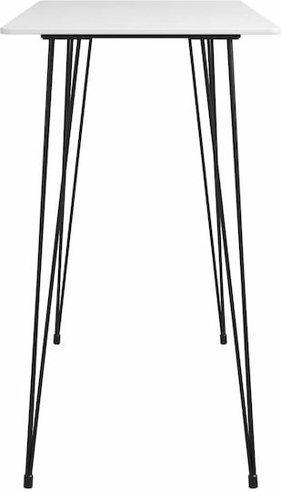 Esszimmer 5Stück White / Black 120x60cm