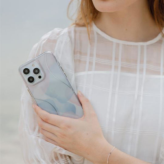 Uniq Coehl Palette Back Cover Silicone Dusk Blue (iPhone 14 Pro)