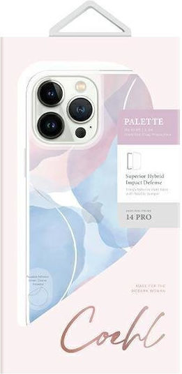 Uniq Coehl Palette Back Cover Silicone Dusk Blue (iPhone 14 Pro)