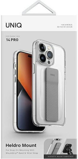 Uniq Heldro Mount Задна корица Пластмаса Lucent Clear (iPhone 14 Pro)