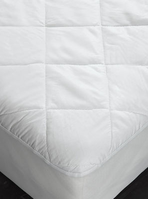 Vesta Home Super-Double Quilted Mattress Cover Fitted Μινέρβα White 160x200+30cm