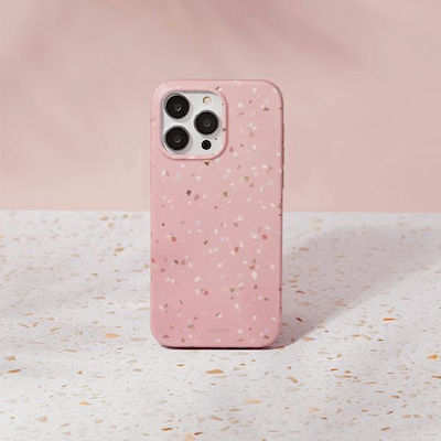 Uniq Coehl Terrazzo Back Cover Silicone Coral Pink (iPhone 14 Pro Max) UNIQ-IP6.7PM(2022)-TEZCPK