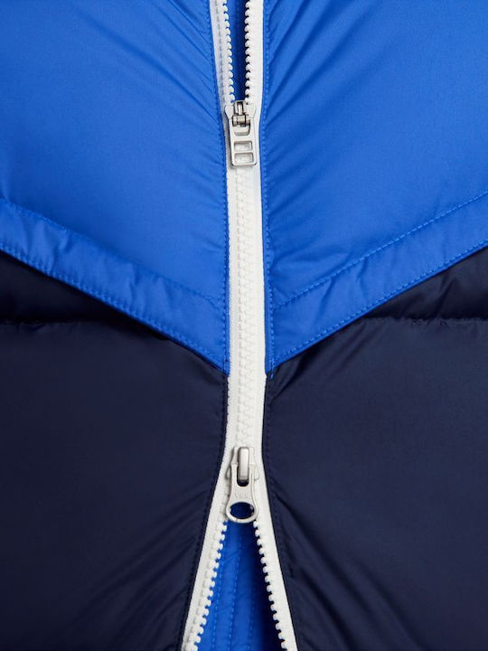 Geci Barbati Puffer Waterproof și cu Protecție Împotriva Vântului Royal Blue