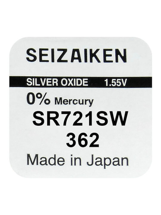 Seiko Seizaiken Batterie Silber-Oxid für Uhren SR58 1.55V 1Stück