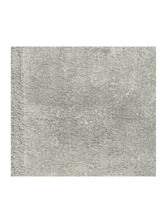 Palamaiki Πατάκι Μπάνιου Βαμβακερό Οβάλ Ridge Ice 50x80εκ.