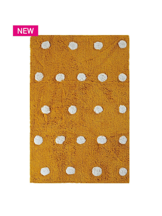 Kentia Bath Mat Cotton Mabel 000069600 11 Ochre 50x60cm