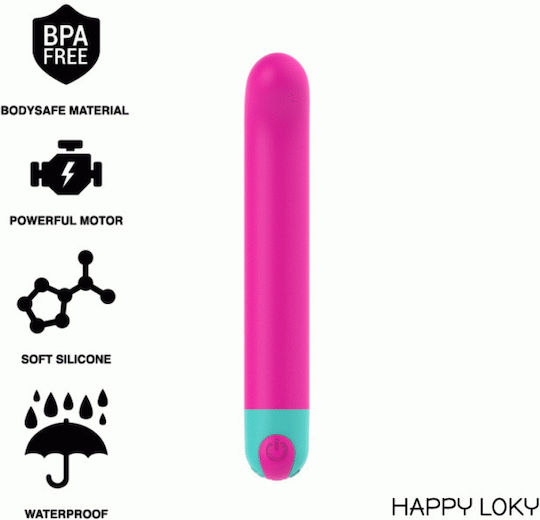Dream Love Happy Loky Ariel Mini Δονητής G-Spot G-Spot Vibrator 13cm Fuchsia